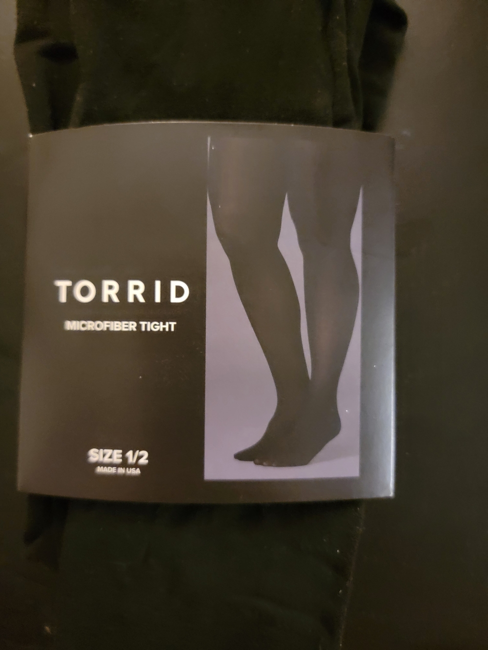 torrid Black Microfiber Tights - Never Worn SZ 1/2